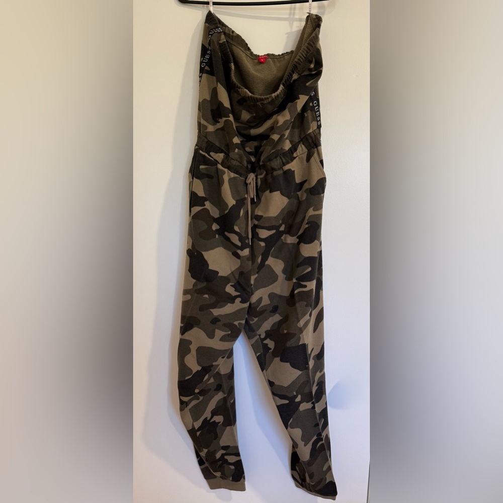 Guess Red Label Strapless Jumpsuit